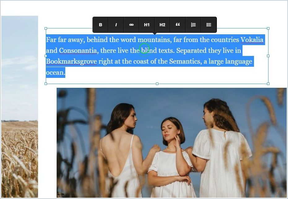 How to Copy/Paste Style — step 1