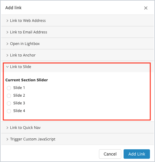 How to enable slider navigation