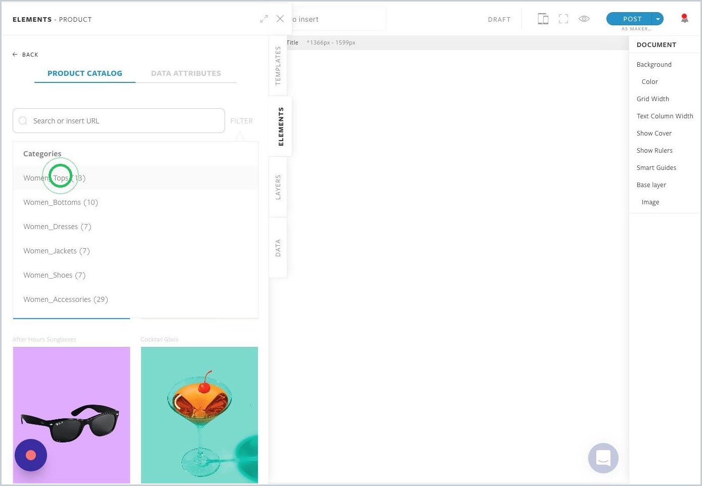 How do I add an entire product collection to a Maker Story? — step 4