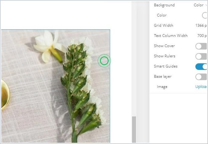 How can I make a section Sticky on my Maker Story — step 1