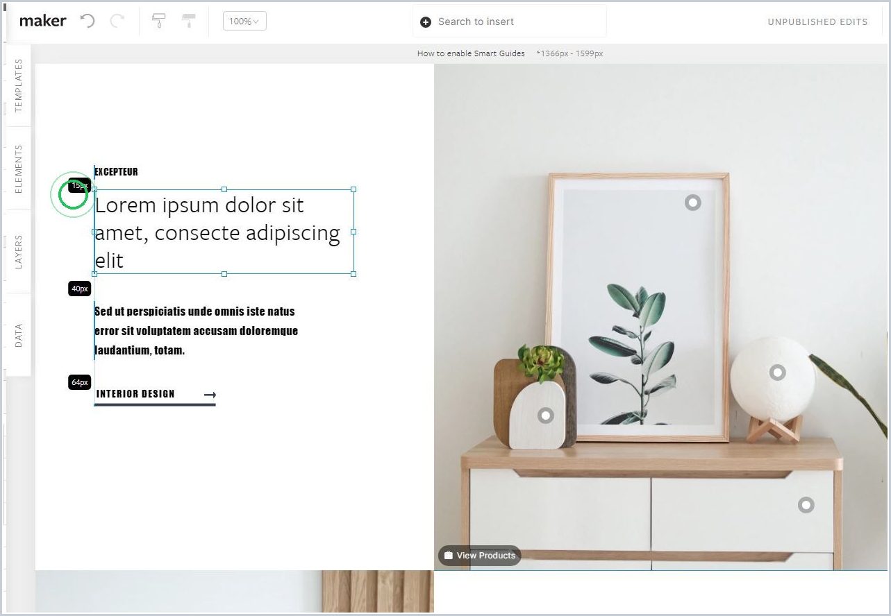 How to enable Smart Guides — step 5