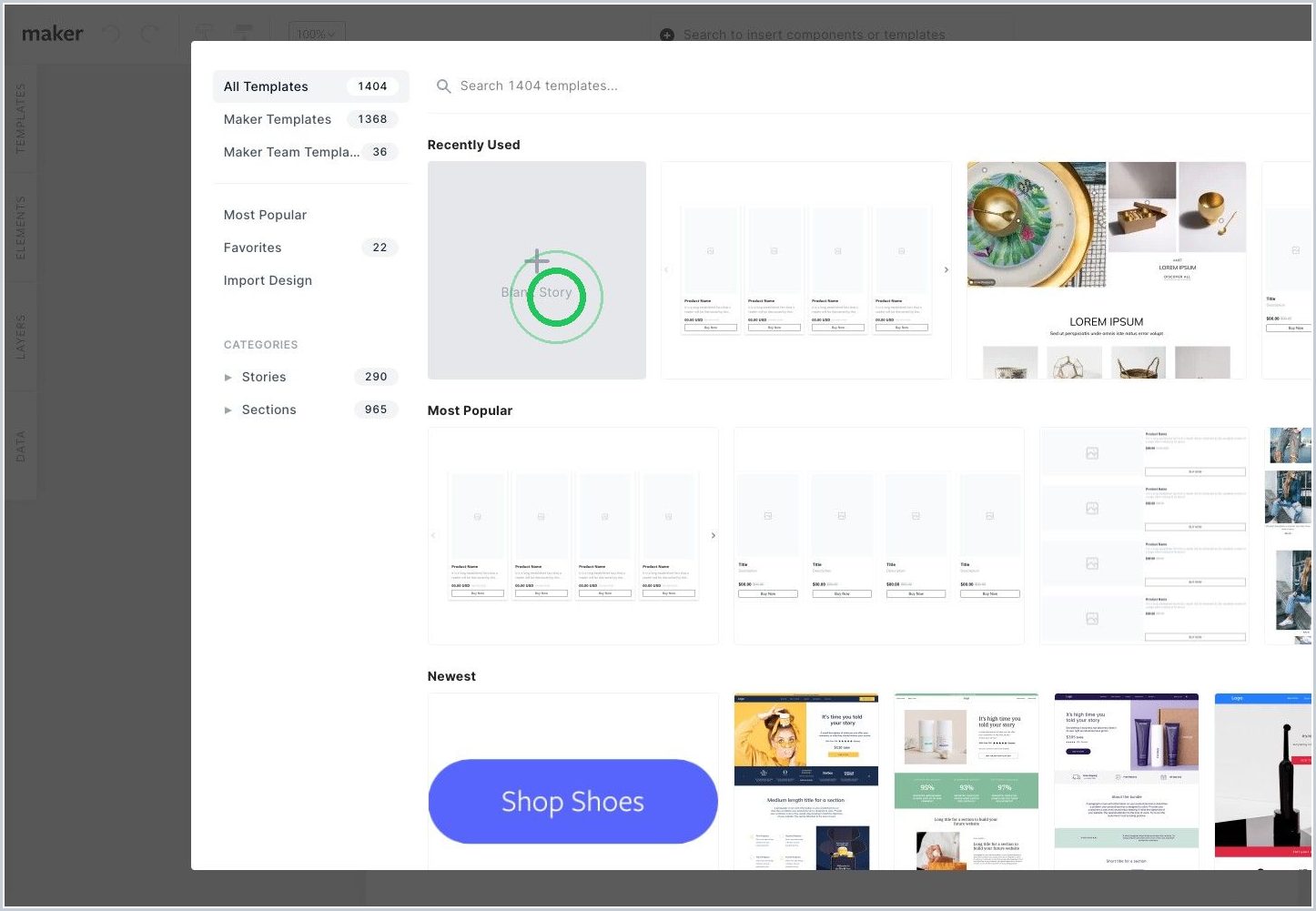 How do I create a new Maker story — step 5