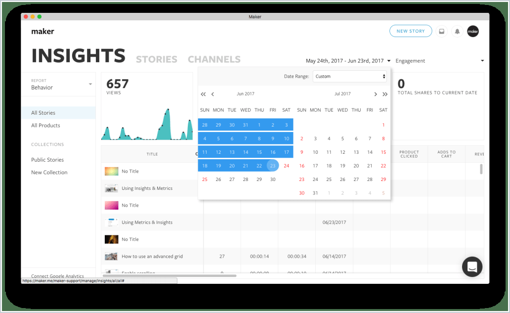 Using metrics and insights
