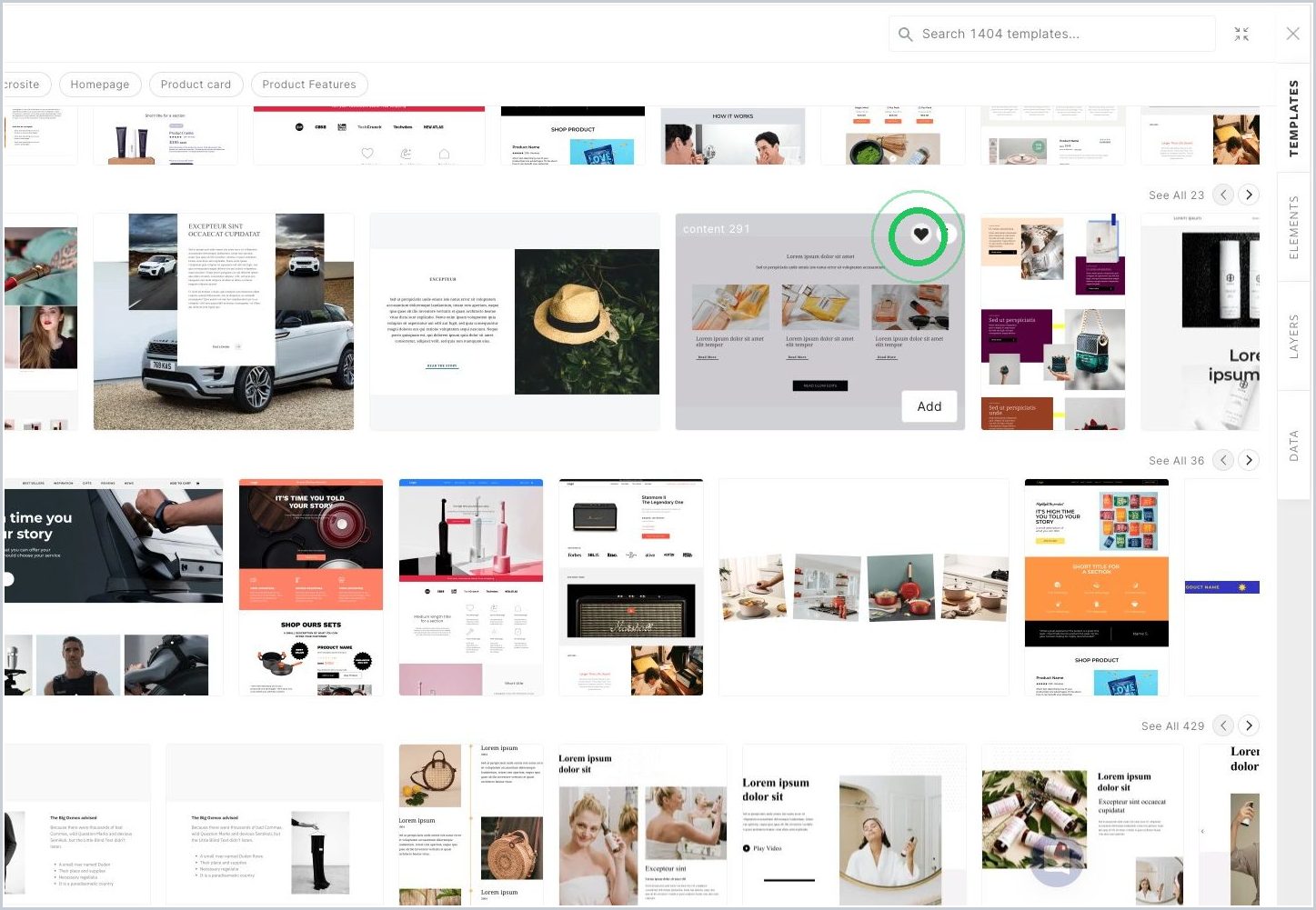 How can you favorite a template in the Template Gallery — step 3