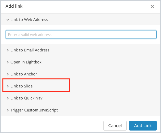 How to enable slider navigation