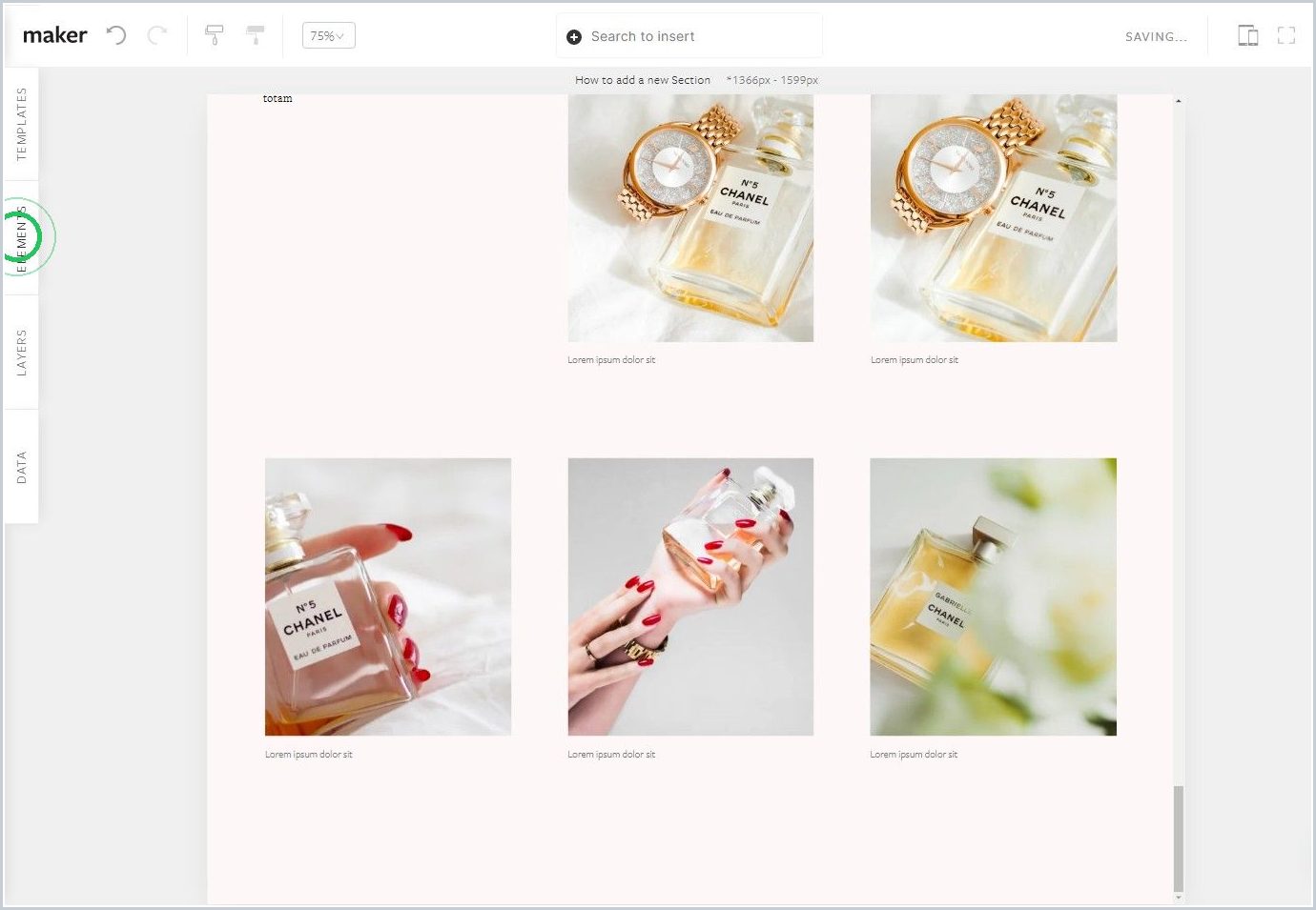 How to add a new Section — step 5